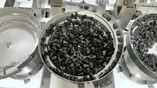 Screw nuts packing machine multiple bowl feeder and packer