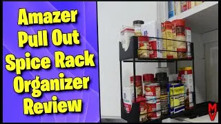 Kitchen Storage? || Amazer Pull Out Spice Rack Organizer Review || MumblesVideos Product Review