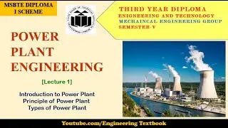 POWERPLANT ENGINEERING | LECTURE 1 | INTRODUCTION | MSBTE I SCHEME | DIPLOMA |