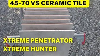 45-70 vs Ceramic Tiles - PART 1: Underwood Xtreme Penetrator & Xtreme Hunter