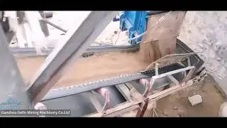 Chute feeder application #mining #miningequipment #gold #zircon #feeding