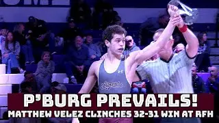 Phillipsburg 32 Rumson-Fair Haven 31 | HS Wrestling | Matthew Velez Clincher at 132!