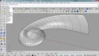 Modeling a scroll with Rhino 5 (Beta version)