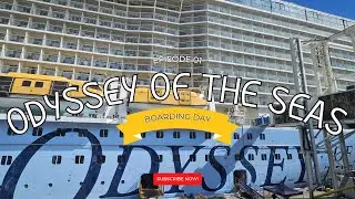 Boarding Odyssey of the Seas - Day 1 Vlog