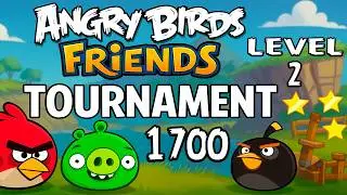 Angry Birds Friends Level 2 Tournament 1700 - MAX SCORE Strategy (14.02.2026) Power-Ups