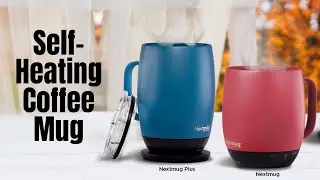 Self-heating coffee mug