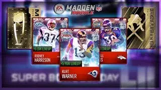Madden Mobile 18 SUPER BOWL SUNDAY 100 OVR & NFL Honors Pack Opening!!
