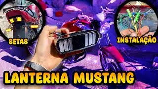 Comprei uma lanterna estilo Mustang 📦🚀