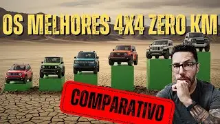 10 VEÍCULOS 4X4 ZERO KM EM 2025