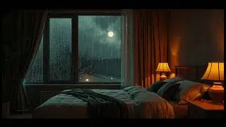 1 Saat Yağmur Sesi ve Sakin Gece M&uuml;ziği 🌙 | Derin Uyku, Rahatlama ve Zihni Dinlendirme