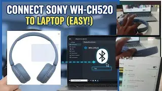 Как подключить беспроводные наушники Sony WH CH520 к ноутбуку