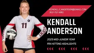 Kendall Anderson 2027 MB - Mid-Season Junior Year Pin Hitting Highlights