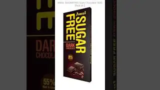 AMUL SUGARFREE Dark Chocolate 150G Pack of 2 #amazon