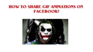 Share Animated GIF on Facebook 2013 -100 Percent working trick