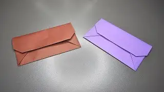 How to fold an envelope with rectangle paper origami | making a paper envelope origami