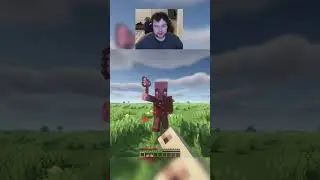Killing an vindicator unarmed in minecraft day 57 #shorts #viralshorts