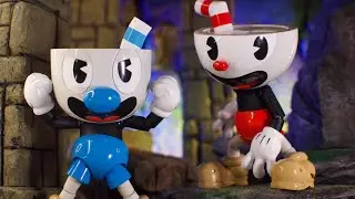 ДВОЙНОЙ ОБЗОР 1000TOYS Обзор Cuphead & Mugman