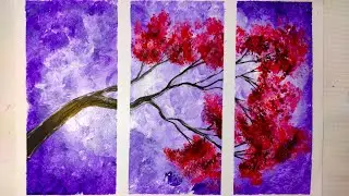 #art#natural_painting. Easy beautiful Acrylic painting