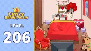 Crazy Brain Puzzle Level 206 Momcrash