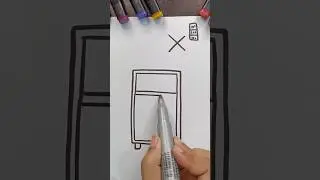 How To Draw Book Shelf Step by Step #shorts #shortsfeed