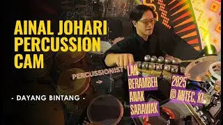 DAYANG BINTANG - COVER BY FIRDAUS MATERANG, LIVE LBAS 2025 | PERCUSSION CAM BY AINAL JOHARI