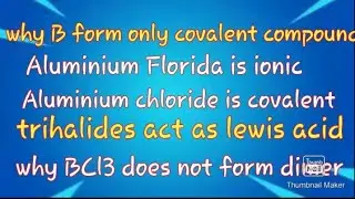chemical properties of boron family