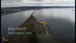 Jetty Island - (Washington U.S.A) - sUA Flyscape