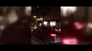 Man drives car into crowd of protesters in Oregan