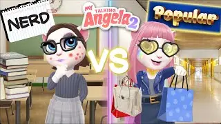 My talking Angela 2 | NERD Angela VS POPULAR Angela | cosplay