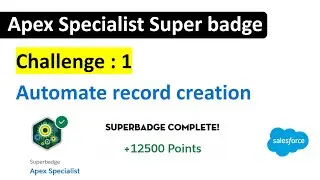 Automate Record Creation Trailhead Solution Challenge 1 | Apex Specialist | #salesforce #trailhead