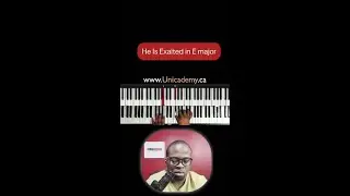 He Is Exalted in E Major #shorts