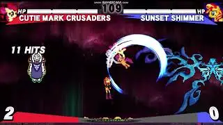 MY LITTLE PONY MUGEN JUS: CUTIE MARK CRUSADERS VS SUNSET SHIMMER