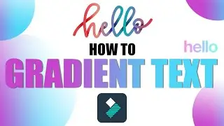 Wondershare Filmora X Tutorial In Hindi || How To Make EASY Gradient Text Effect In Filmora