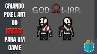 CRIANDO O KRATOS PIXEL ART PELO CELULAR- POCKET CODE GAME
