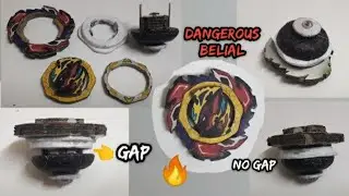 how to make 🔥 (dangerous belial)🤯 beyblade with cardboard 😄 #cardboardbeyblade #howtomakebeyblade