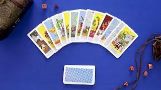 Tabletop meets tarot in this one-of-a-kind deck!