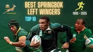 Top 10 Springbok Left Wingers Since 1990 | Habana, Williams, Rossouw & More
