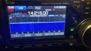Qrz playing up! - VE9CF on the IC7300