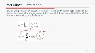 NDL Course Unit-1-4 NN Threshold and Sigmoid Activation Function