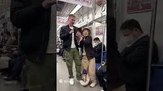 Elderly Woman Confronts German Tourists Dancing on a Japanese Train