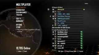 PUBILC MATCH BO2 MULTIPLAYER OPEN LOBBY PS3 LIVE!!!