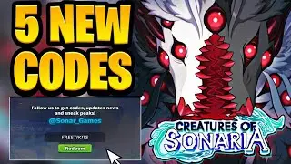 *НОВЫЕ* Все рабочие коды обновления для Creatures of Sonaria | Коды для ROBLOX Creatures of Sonaria