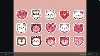 How to Create Stickers Using Canva AI and Chat GPT | Easy Beginner Tutorial #digitalproducts
