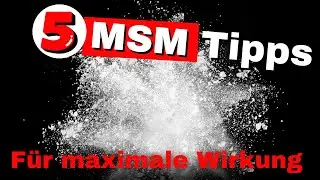 5 MSM Tipps f&uuml;r maximale Wirkung | So startest Du mit MSM Pulver