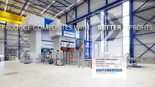 DIEFFENBACHER Long Fiber Thermoplast Directline at Polytec Composites Rosendaal, NL