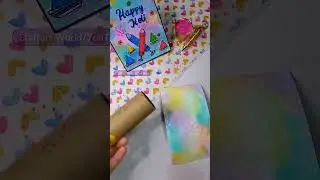 FUN Holi craft idea😍#craftersworld #diy #holicraft#holi #funcrafts #ytshorts #shortsvideo #holi2025