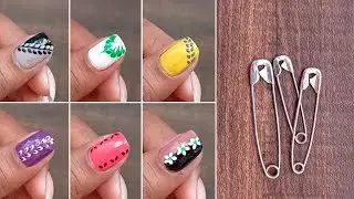 Easy nail art designs within 2 Minutes || Nailart using household items 🧷💅|Nailart at Home
