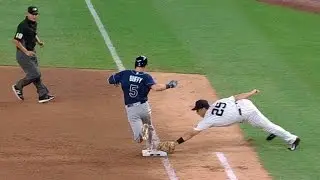 TB@NYY: Teixeira leaps to save error, dives for out