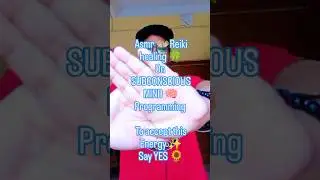 Asmr Reiki reiki healing On SUBCONSCIOUS MIND 🧠#asmr #reiki #shots