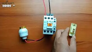 magnetic contactor connection in one way switch